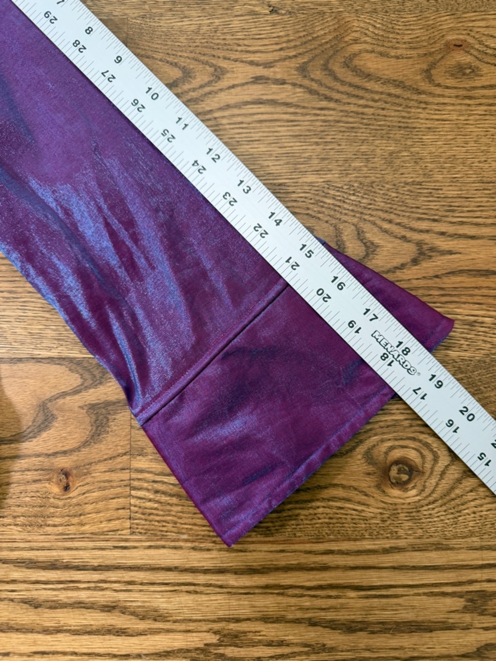 Ali Miles Shimmery Purple Button-Front Women's Top - Picture 8 of 9